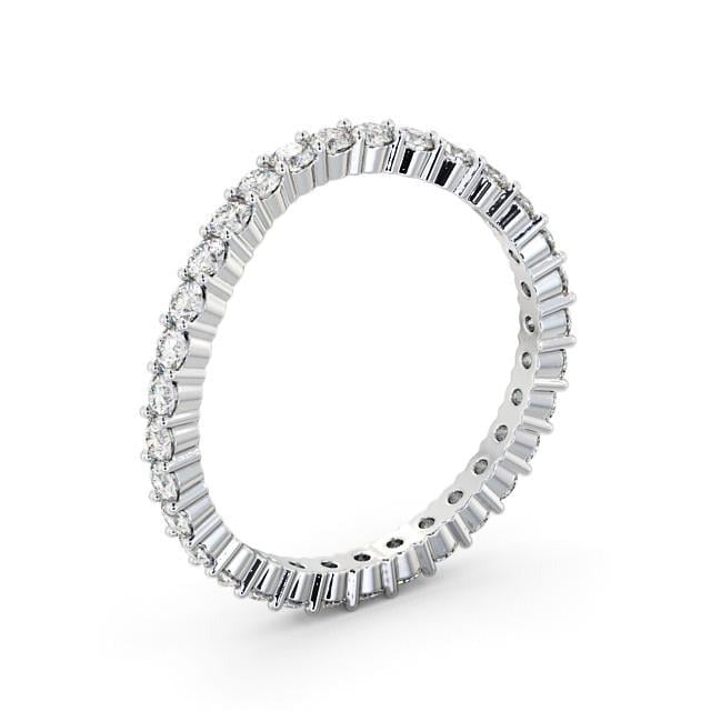 Hazel Full Eternity Round Lab Diamond Curved Ring